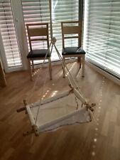 Petite planète Babywiege Zebulhamac / Babyschaukel / Stoffschaukel mit Feder