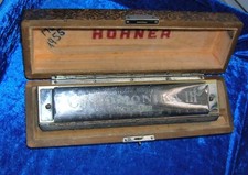 MUNDHARMONIKA - CHROMONIKA III - M.Hohner / mit 16 Kanälen / von 1955 /gebraucht