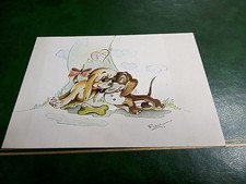 DDR Künstler AK - Fritz der Dackel, Bild 7 - sign. Gerhard Fieber - NBI - 1947