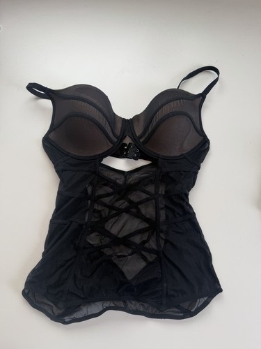 Damen dessous corsage - corsage, schwarz