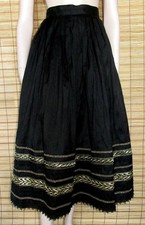 SCHWARZ/GOLDENER TRACHTENROCK