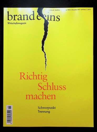 Wirtschaftsmagazin brand eins - wirtschaftsmagazin:,