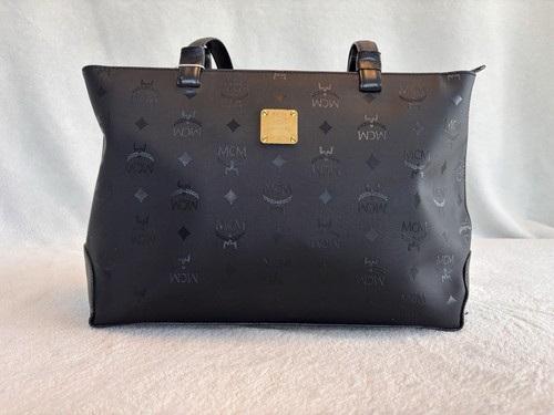 Mcm shopper tote bag schwarz - mcm,