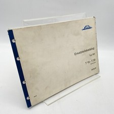 Linde Schwerlaststapler T 18 T 20 Typ 360 Ersatzteilliste Ersatzteilkatalog 1993