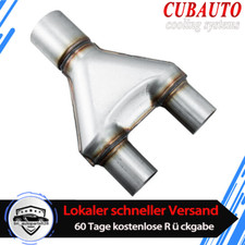 Edelstahl  Auspuff Y Rohr