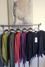 Neu Langarm  Shirt Lochi Netz