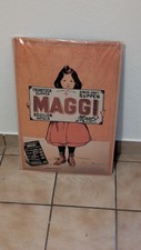 Blechschild Mädchen mit Maggi