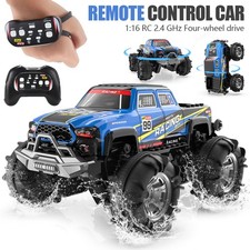 4WD Amphibisches Ferngesteuertes Auto,RC Auto wasserdicht mit Gestensensor