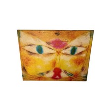 Kunstdruck auf Leinwand – „Katze mit Vogel“ nach Paul Klee – 80 x 60 cm