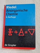 Anorganische Chemie Autor Erwin Riedel 6. Auflage Verlag de Gruyter von 2004