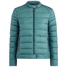 Original BELSTAFF Odile Jacket Faded Teal Gr. 38 (It 44) NEU OVP