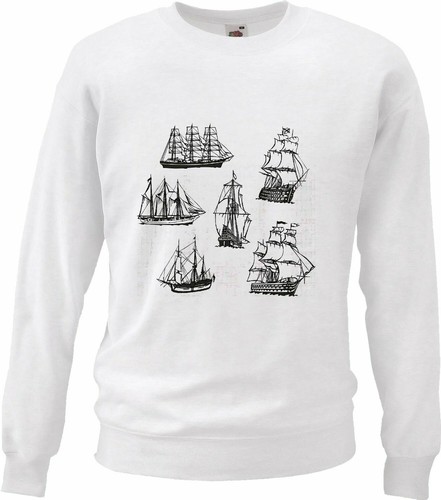 Sweatshirt segelboot - sweatshirt,