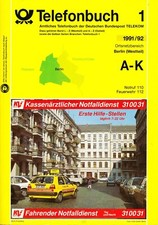 Adressbuch, Fernsprechbuch Berlin 1991 A-Z,  2 Bücher