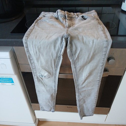 Damen jeanshose grau - jeanshose,