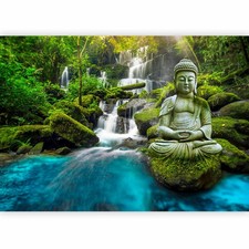 Buddha wasserfall feng shui - buddha,