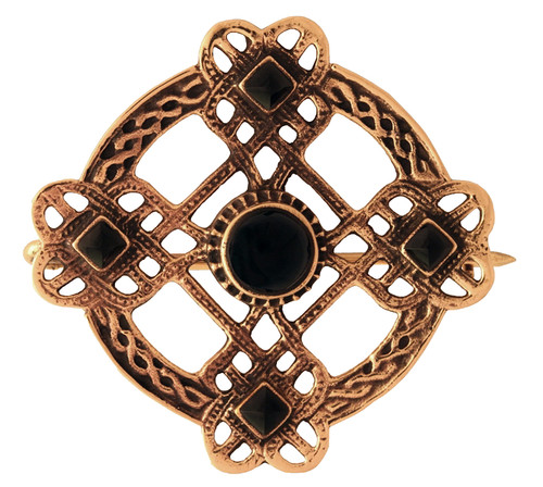 Bronze wikinger fibel - bronze,