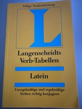 Latein - Langenscheidts Verb-Tabellen