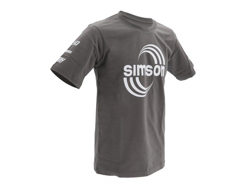 Shirt simson cross grau - "simson,