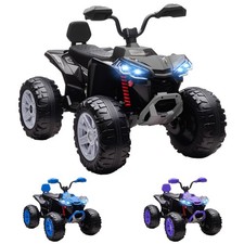 AIYAPLAY 24V Elektro Quad für Kinder mit 2 Motor, 2 Sitzer, Scheinwerfer
