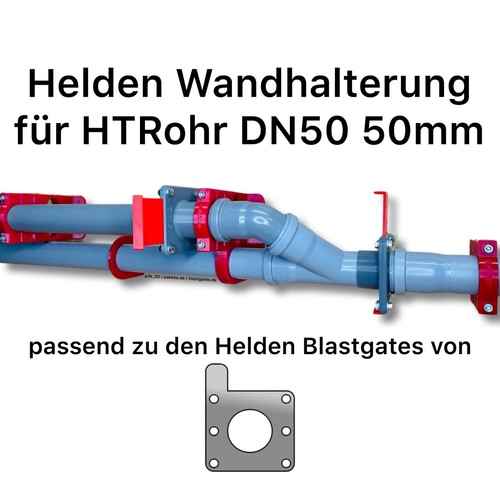 Helden wandhalterung dn50 - helden,