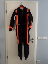 Sparco Kartoverall Thunder Advanced orange/schwarz, Gr. S, Top-Zustand
