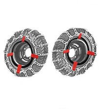 Schneeketten Satz für Traktor Rasenmäher Schneefräse Aufsitzmäher Kehrmaschine