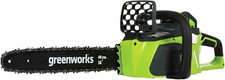40V Akku Kettensäge 40cm Greenworks GD40CS40, ohne Batterie und Ladegerät