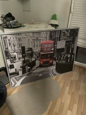 Schwarz-weiß-Bild, roter