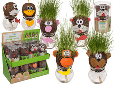 1 St. Graskopf mit Tiergesicht