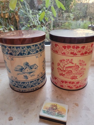 Eduscho vintage kaffeedosen - eduscho,