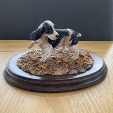 Country Artists Cocker Spaniel schwarz-weiß ca 311 Sherwin 1989 sehr guter Zustand