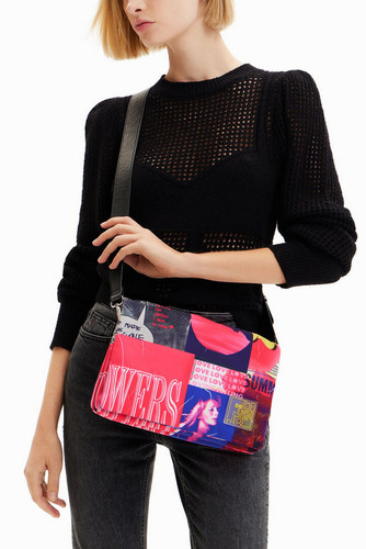 Desigual tasche pink bunt - desigual,