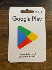 100€ Google Play Geschenkkarte - Gift Card, NEU, TOP!