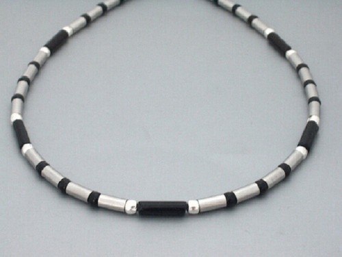 Edelstahl halskette collier - edelstahl,