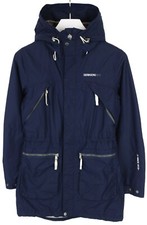 Didriksons Irma Storm System Jacke Damen (Eu) 34 Reißverschluss Kapuze Mid Länge