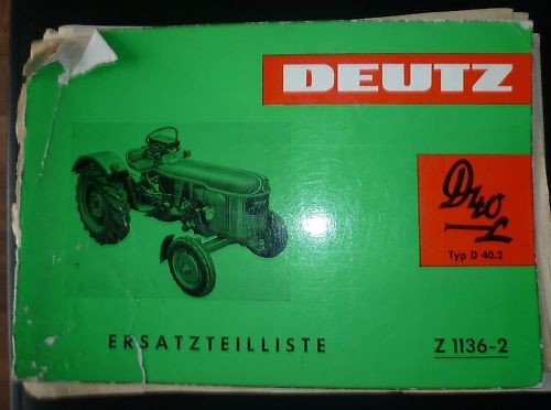 Deutz schlepper l - d,