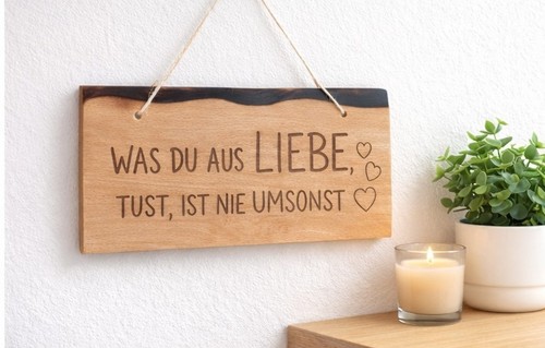 Holzschild buche massiv - holzschild,