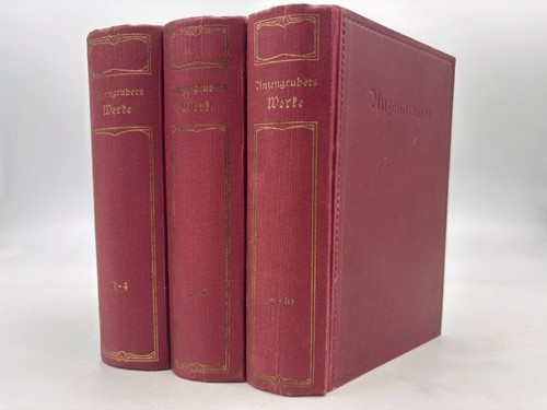 Ludwig anzengrubers werke - ludwig,