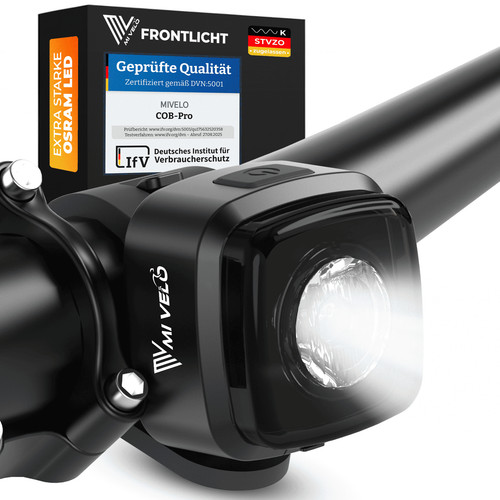 Mivelo cob fahrrad frontlicht - fahrrad,