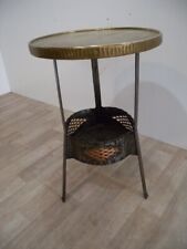 Art Deco Rauchtisch Eisen geschmiedet um 1920 Beistelltisch Tisch antik