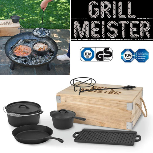 Grillmeister dutch oven set - dutch,