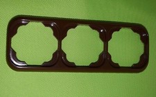 Busch Jaeger Duro 2000 LX Rahmen 3-Fach waagerecht braun (411)