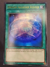 Dunkler Magischer Schleier Ultra Rare Yugioh Deutsch Magier Deck Zauber MVP1-019
