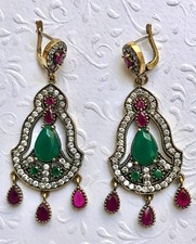 Indische 925 silber ohrringe - indische,
