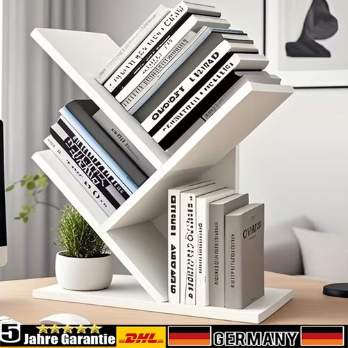Dreistöckiges bücherregal - dreistöckiges,