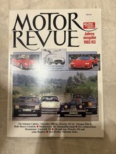 Motor Revue, Jahresausgabe