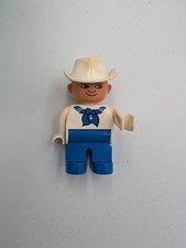 1x Lego Duplo Cowboy 4555pb113a vergilbter hut