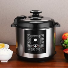 Druckkochtopf Multikocher 6L Schnellkochtopf 1050W Reisgarer Reiskocher Kochtopf