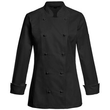 Greiff GASTRO MODA Cuisine Damen Kochjacke Regular-Fit Schwarz