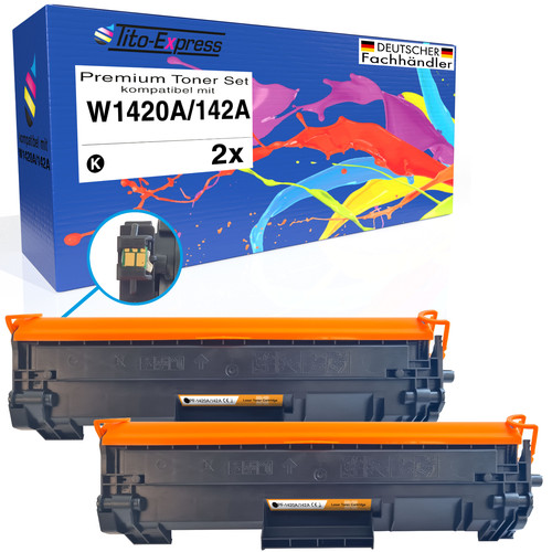 Toner mit chip für 142a - mit,